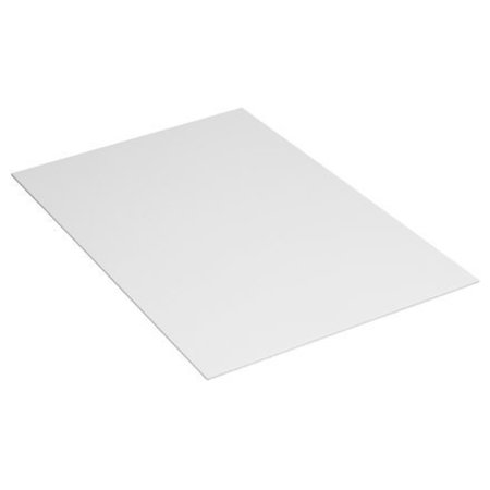 BOX PACKAGING Plastic Corrugated Sheets, 36"L x 24"W, White PCS2436W
